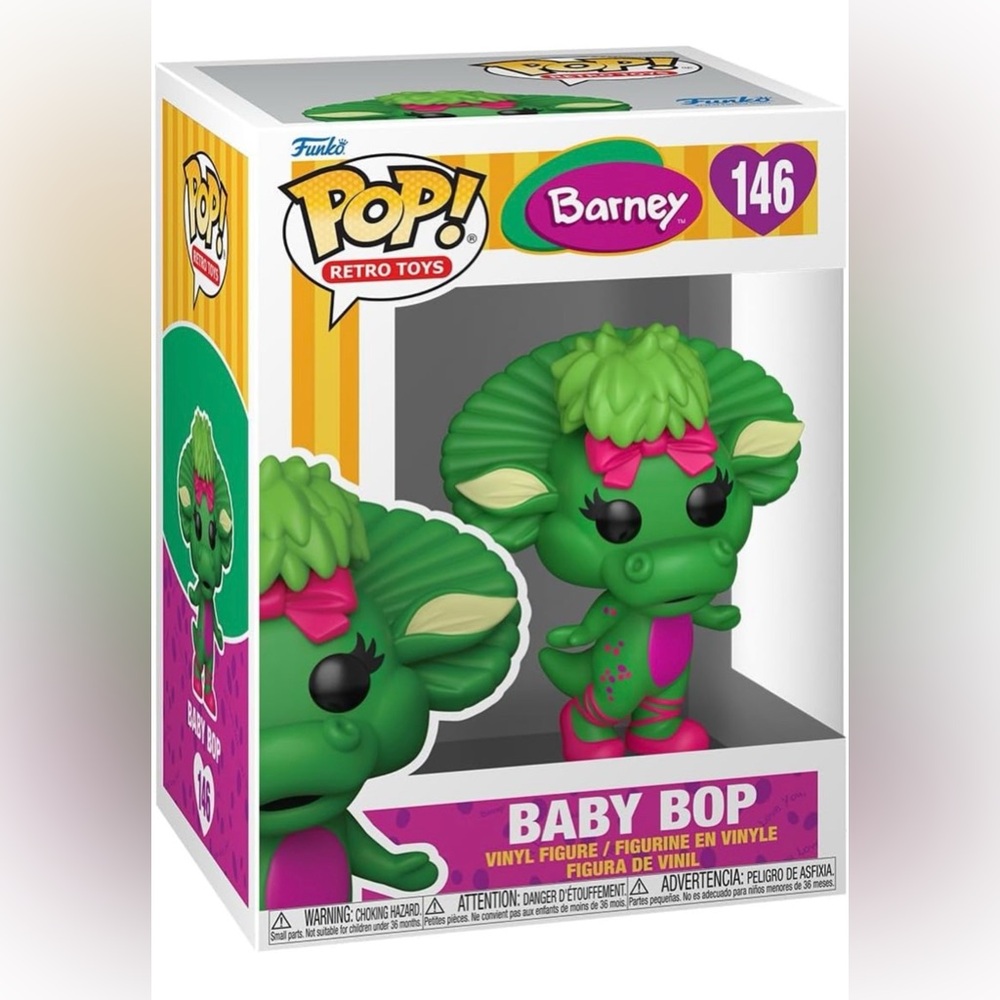 Funko Pop Retro Toys #146 Barney- Baby Bop Brand New